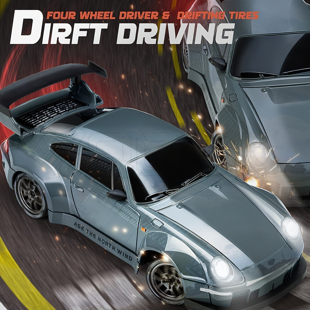 Ultimate 1:24 RC Drift Car with LED Wheels – Rechargeable 4WD Racing Toy | ventumra