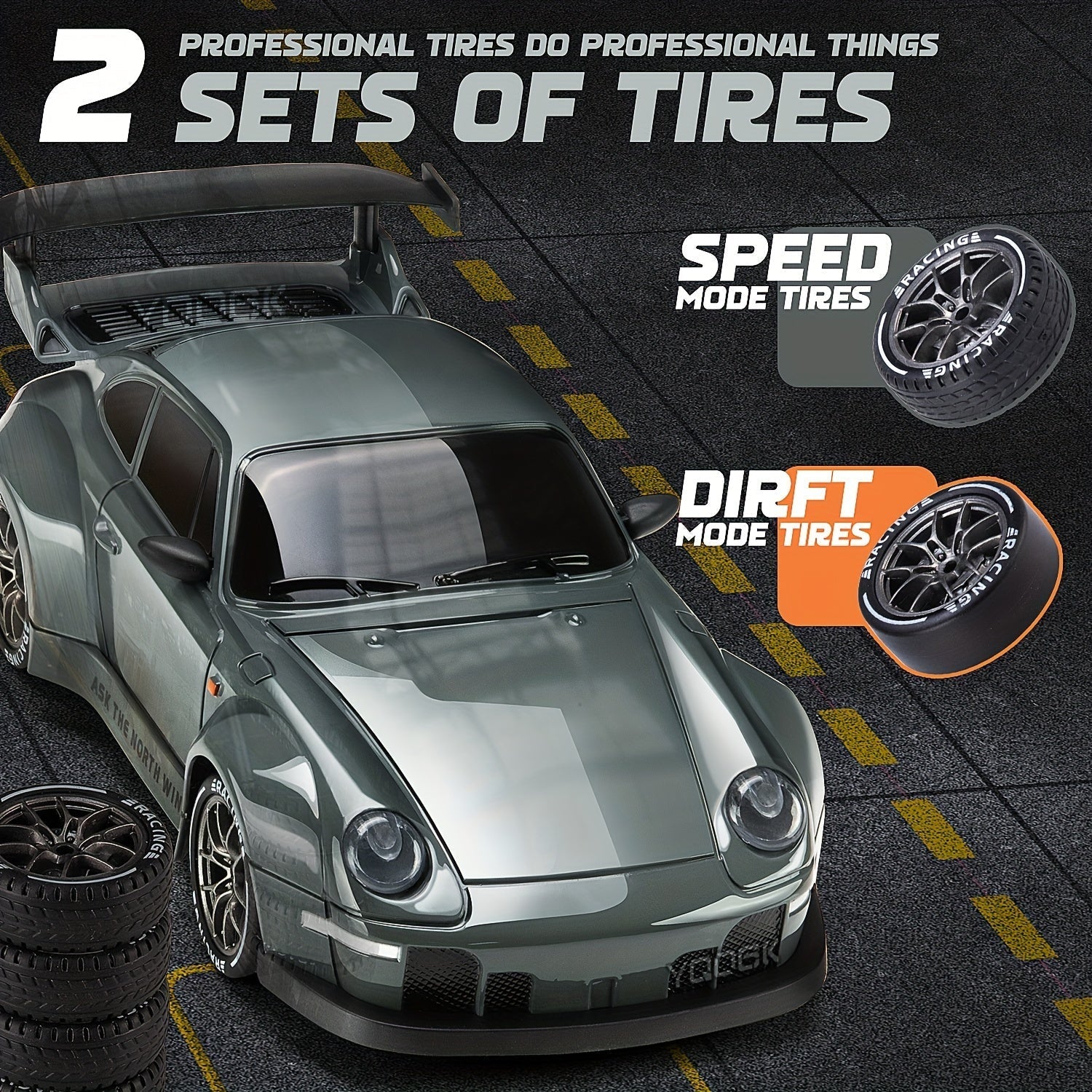 Ultimate 1:24 RC Drift Car with LED Wheels – Rechargeable 4WD Racing Toy | ventumra