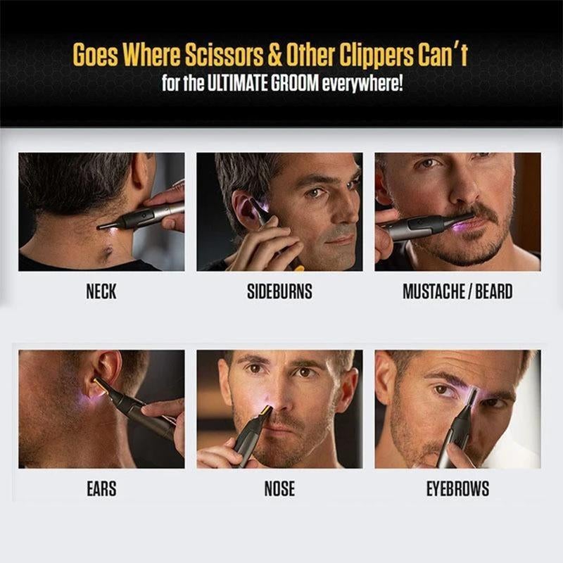Precision Groomer for Beard, Nose & Brows | ventumra