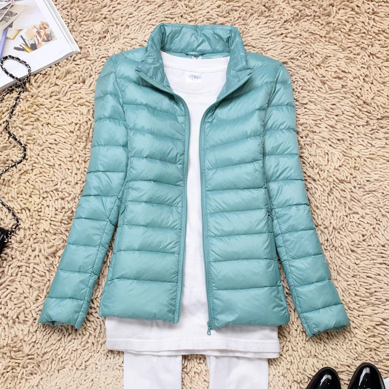 Hooded Lightweight Down Jacket for Women | ventumra