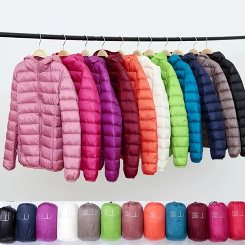 Hooded Lightweight Down Jacket for Women | ventumra
