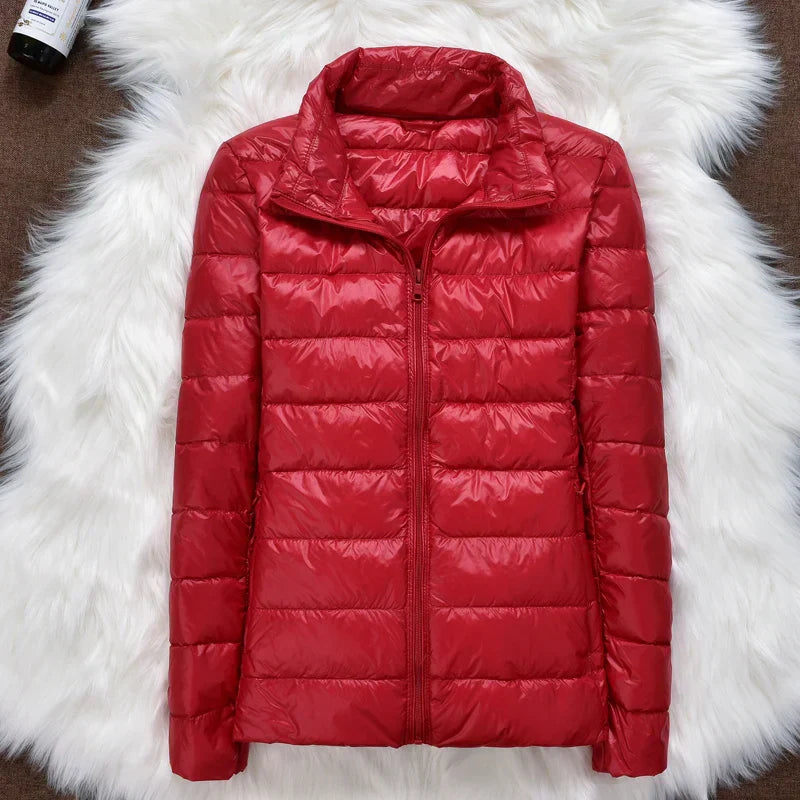 Hooded Lightweight Down Jacket for Women | ventumra