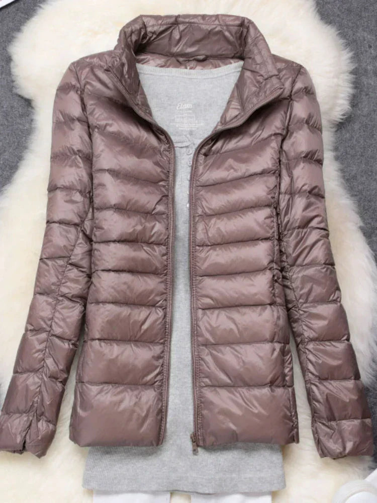Hooded Lightweight Down Jacket for Women | ventumra