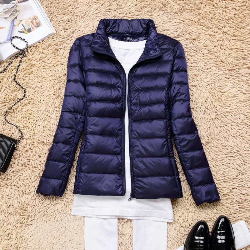 Hooded Lightweight Down Jacket for Women | ventumra