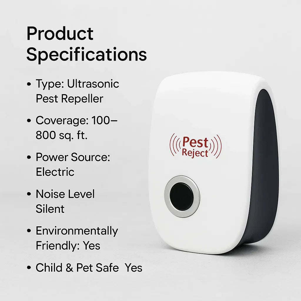 Ultrasonic Pest Repeller - Deters Squirrels in 48 Hrs for Outdoors | ventumra