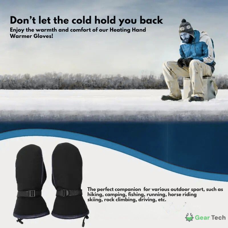 USB Electric Heated Mittens Waterproof & Dual-Sided Heating | ventumra