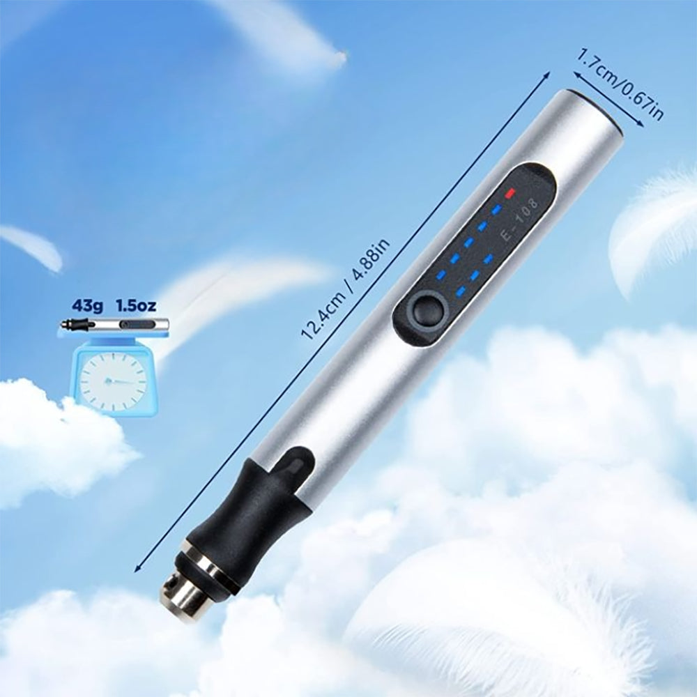 USB Rechargeable Engraving Pen Precise and Quiet Metal, Adjustable Speed | ventumra