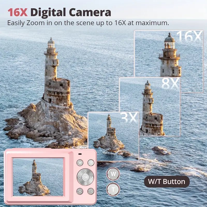 Vintage Digital Camera 1080p Video and HD Photos Compact Design | ventumra