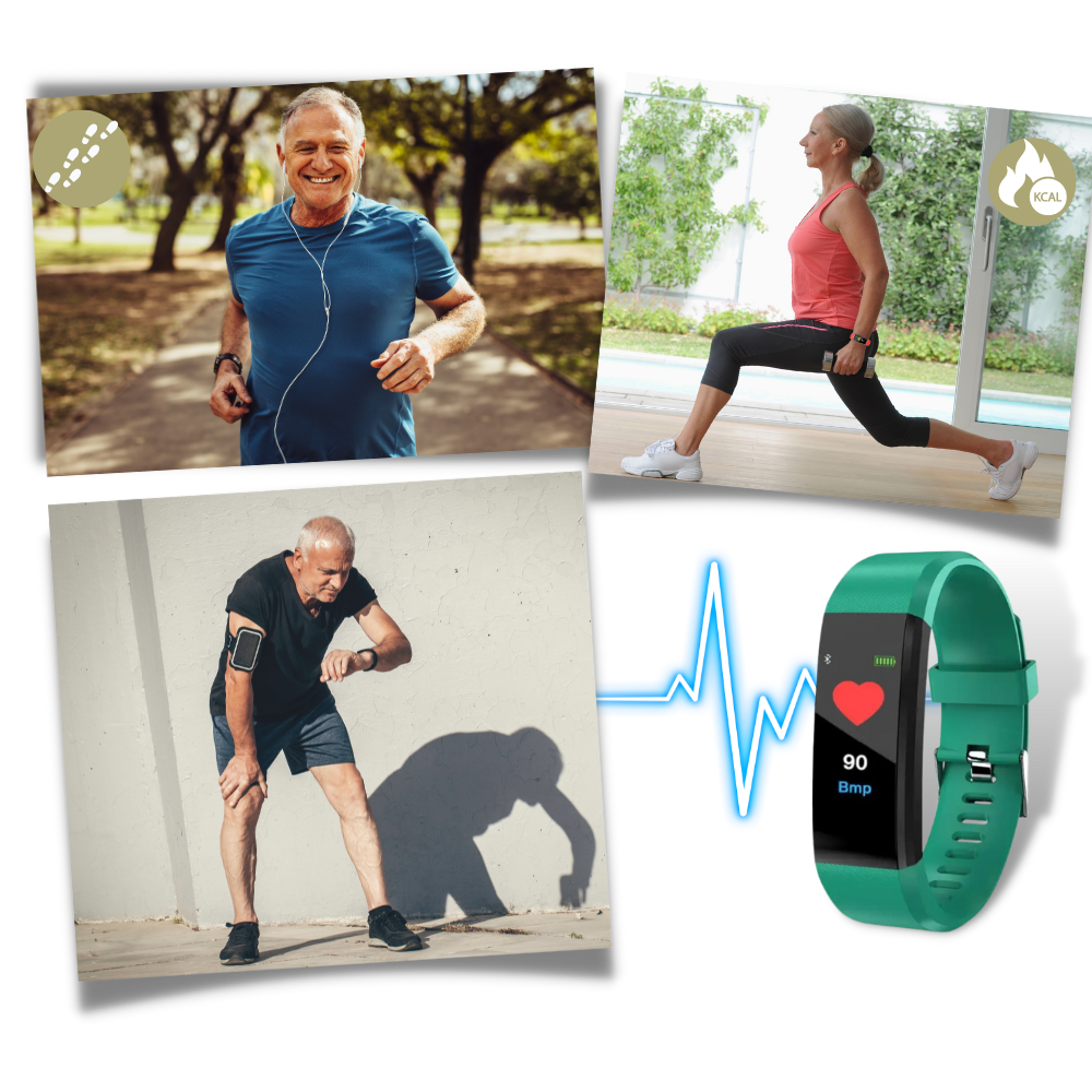 VitaWatch Senior Smartwatch with Health Monitor and Large LED Screen | ventumra
