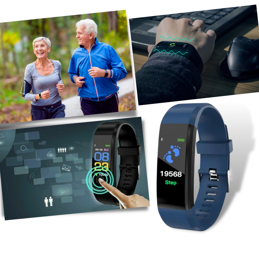 VitaWatch Senior Smartwatch with Health Monitor and Large LED Screen | ventumra