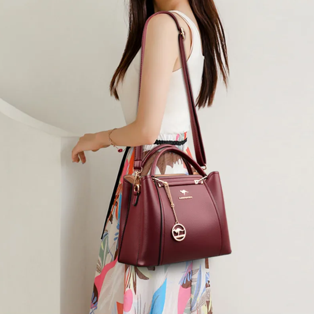 Vivian Luxurious Shoulder Bag – Elegant PU Leather Handbag with Crossbody Strap | ventumra