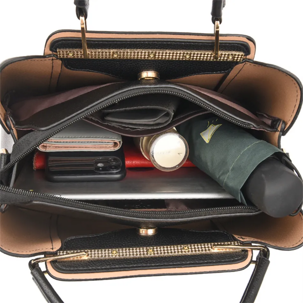 Vivian Luxurious Shoulder Bag – Elegant PU Leather Handbag with Crossbody Strap | ventumra