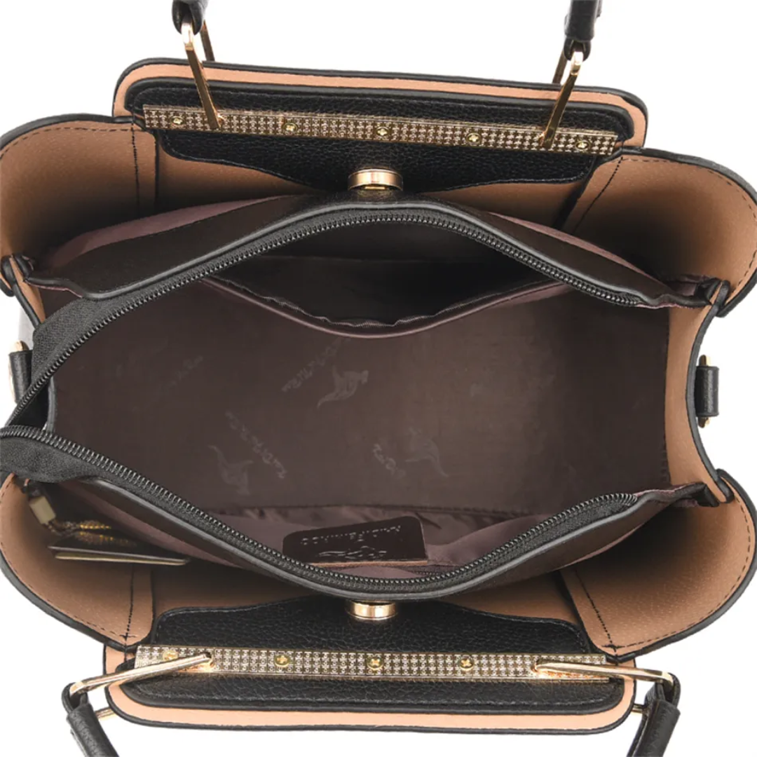 Vivian Luxurious Shoulder Bag – Elegant PU Leather Handbag with Crossbody Strap | ventumra