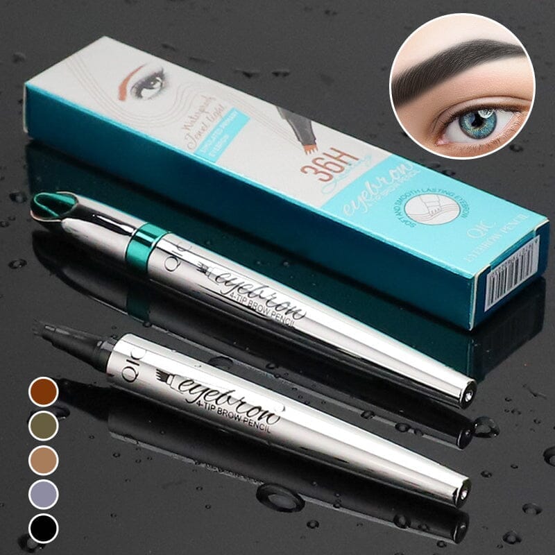 Waterproof 3D Microblading Eyebrow Pencil with 4 Fork Tips | ventumra