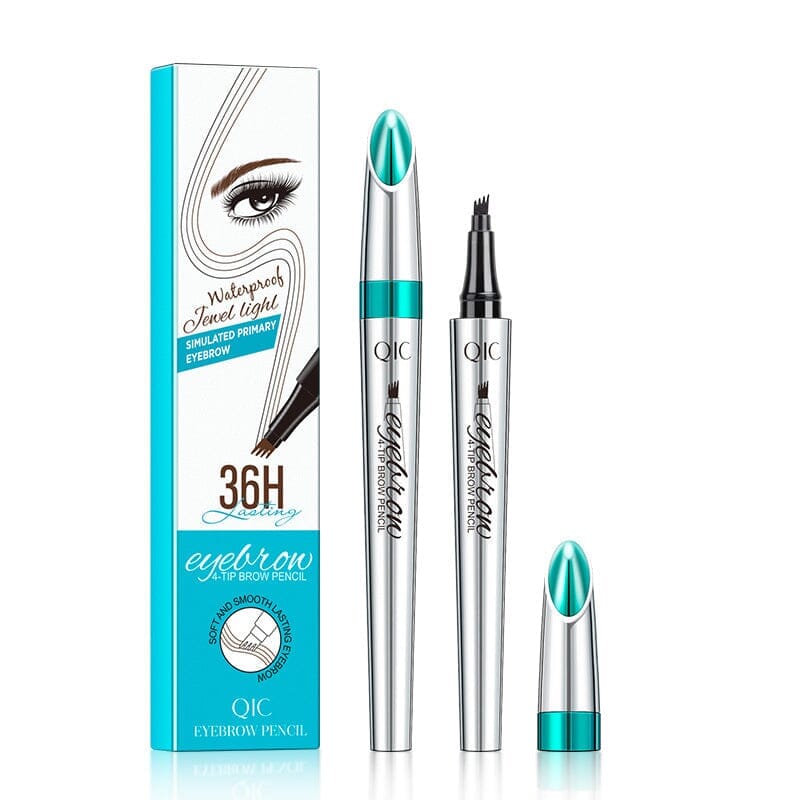 Waterproof 3D Microblading Eyebrow Pencil with 4 Fork Tips | ventumra