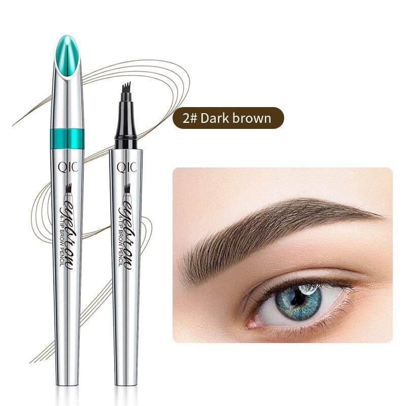 Waterproof 3D Microblading Eyebrow Pencil with 4 Fork Tips | ventumra