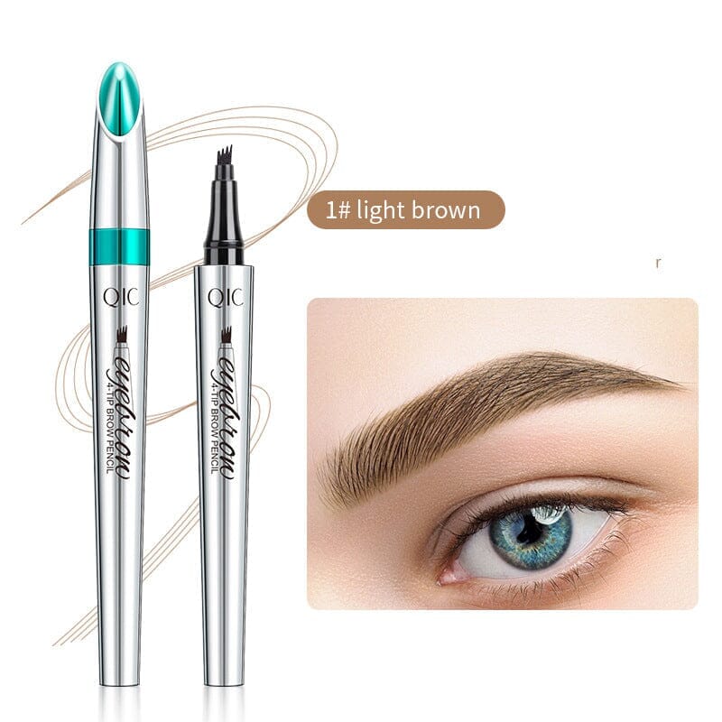 Waterproof 3D Microblading Eyebrow Pencil with 4 Fork Tips | ventumra