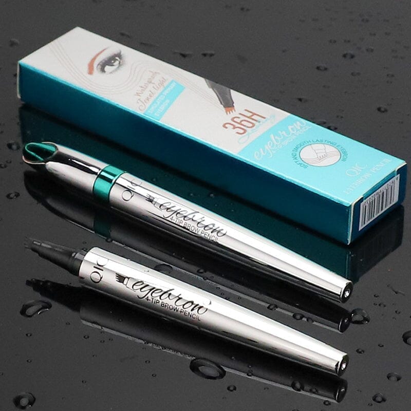 Waterproof 3D Microblading Eyebrow Pencil with 4 Fork Tips | ventumra