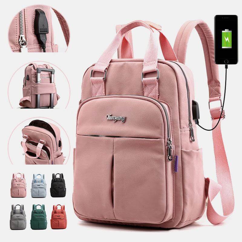 Waterproof Multifunctional Backpack – Durable Travel, Work & School Bag with USB Charging Port | ventumra