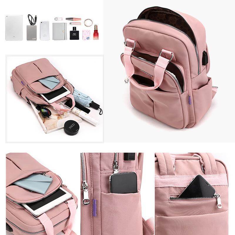 Waterproof Multifunctional Backpack – Durable Travel, Work & School Bag with USB Charging Port | ventumra