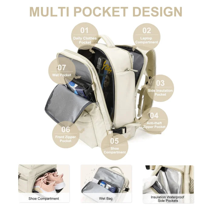 Waterproof Travel Backpack for Women | ventumra
