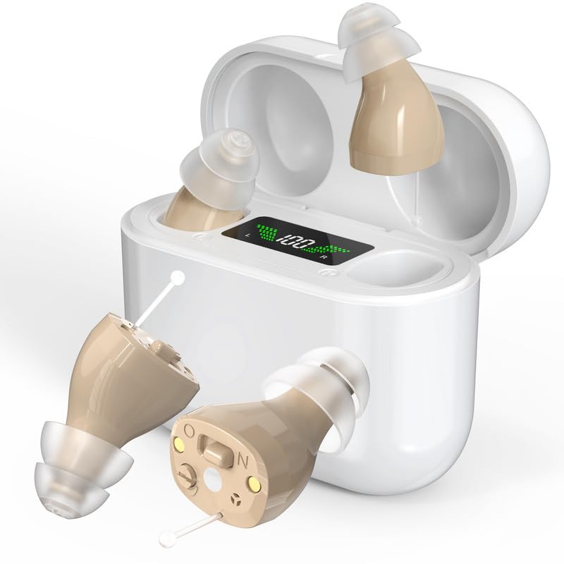 Wireless Rechargeable OTC Hearing Aids with Charging Case | ventumra