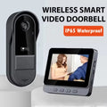 Wireless Video Doorbell with Intercom and HD Night Vision – 4.3” IPS Display, Waterproof | ventumra