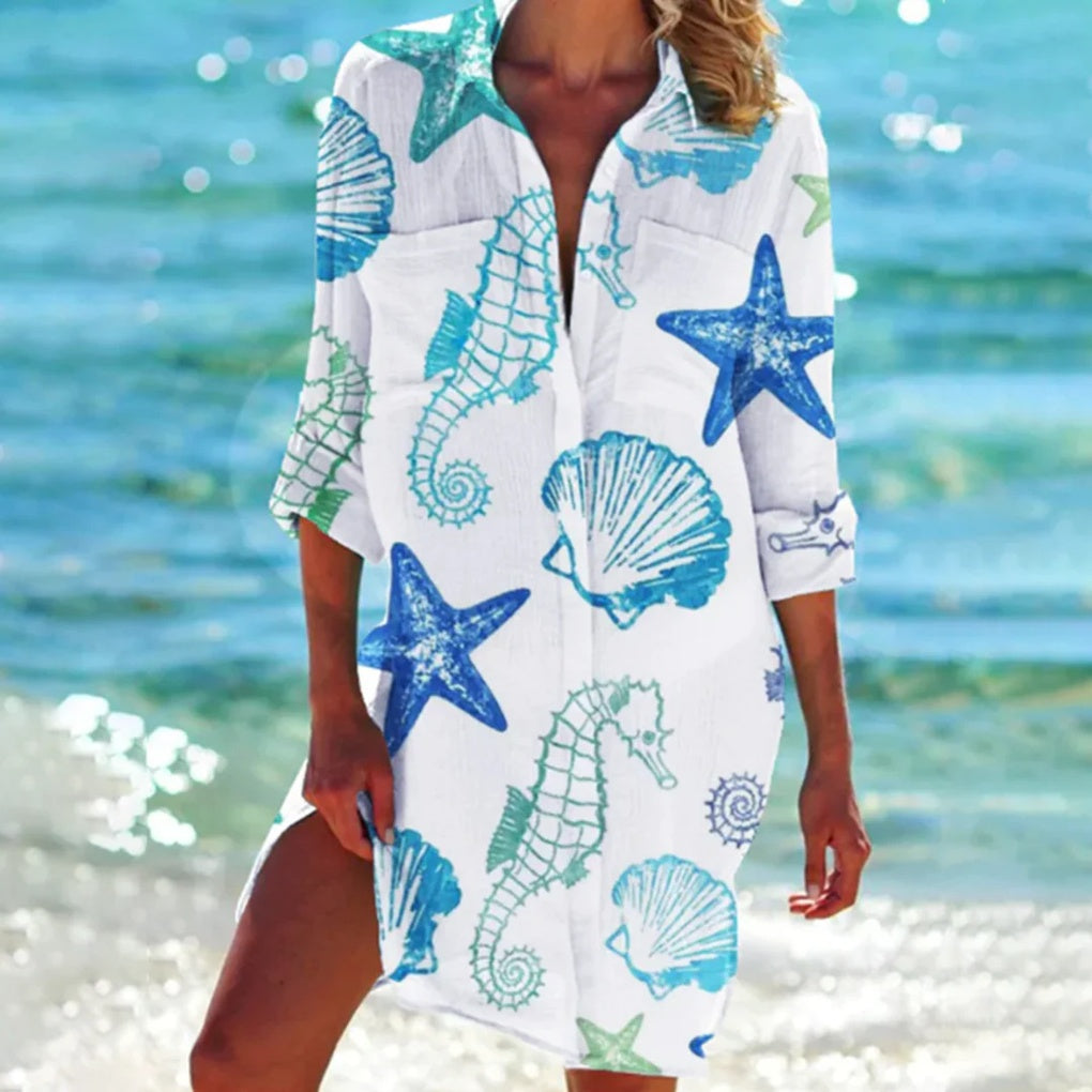 Breezy Beach Cover Up Shirt | ventumra