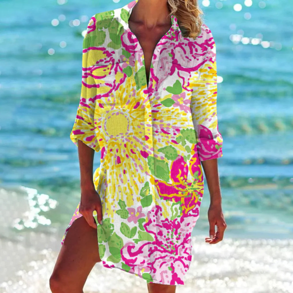 Breezy Beach Cover Up Shirt | ventumra