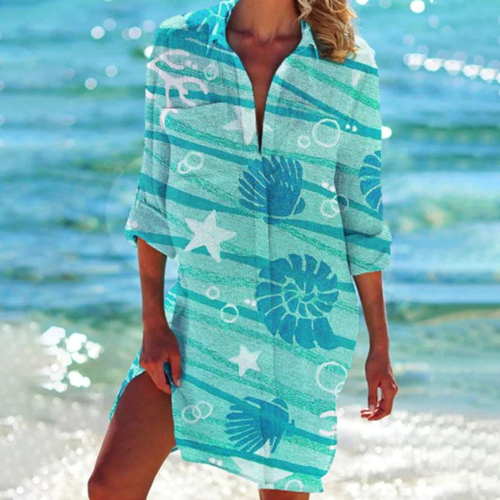 Breezy Beach Cover Up Shirt | ventumra
