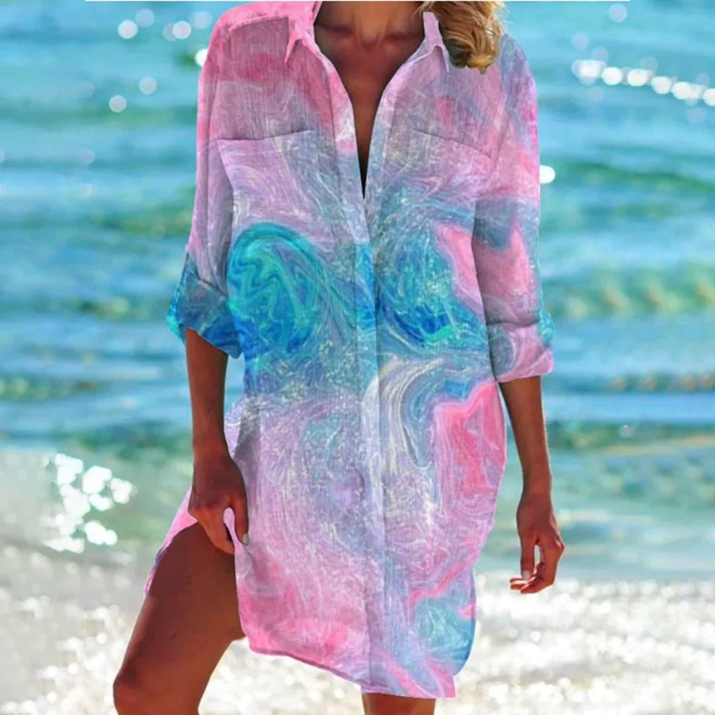 Breezy Beach Cover Up Shirt | ventumra