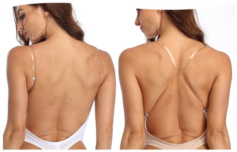 Deep Plunge Backless Shaping Bodysuit | ventumra