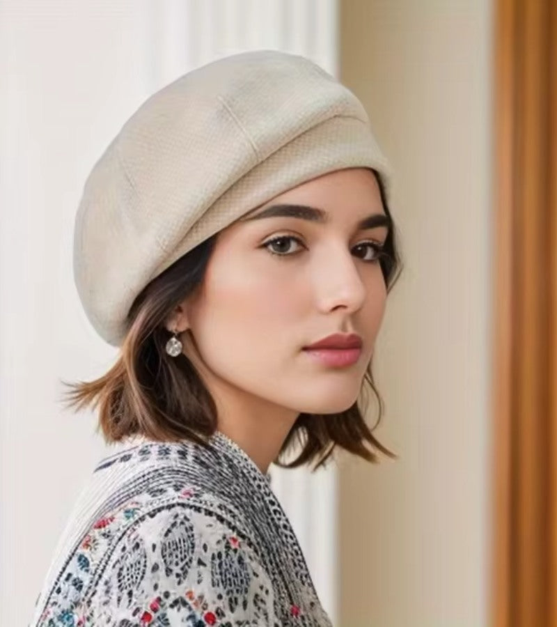 Women’s Elegant Cap Parisian Chic Style Breathable Soft Fabric One Size | ventumra