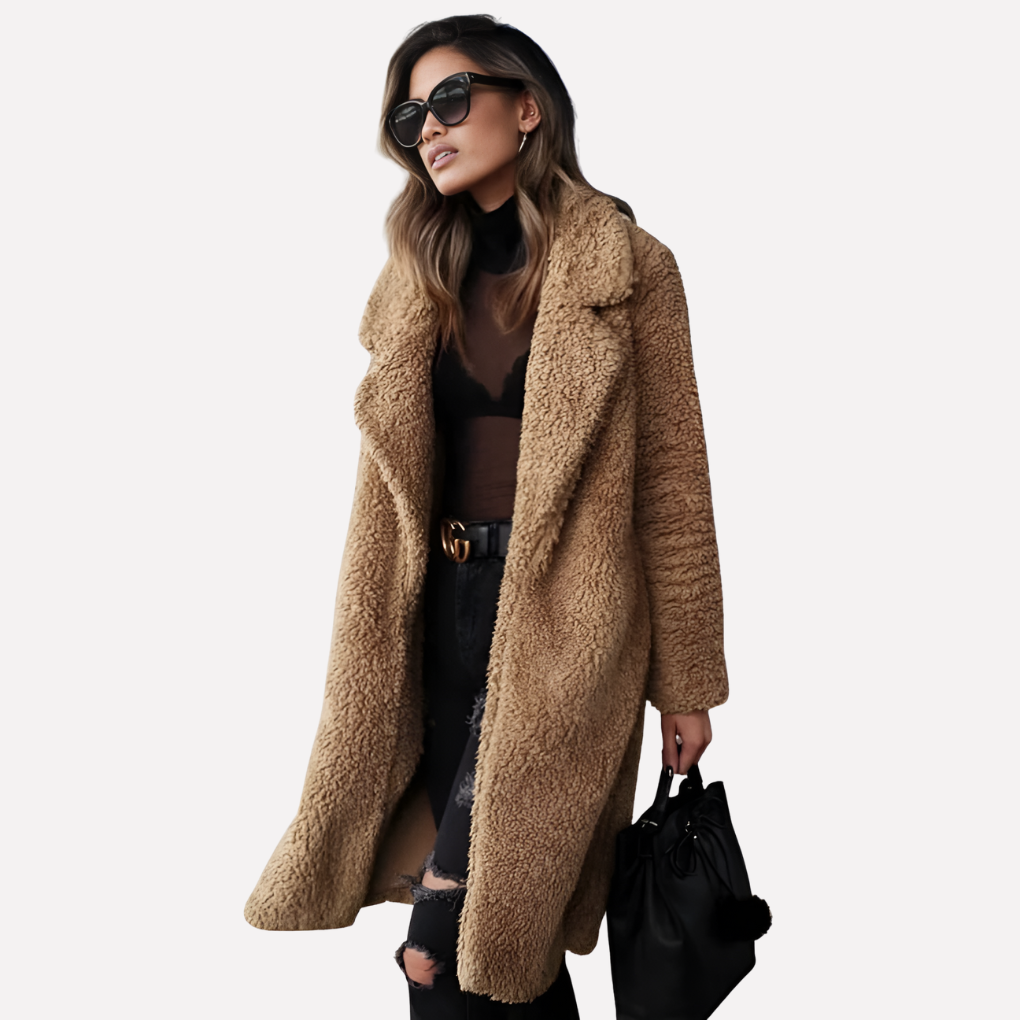 Cozy Teddy Longline Coat | ventumra