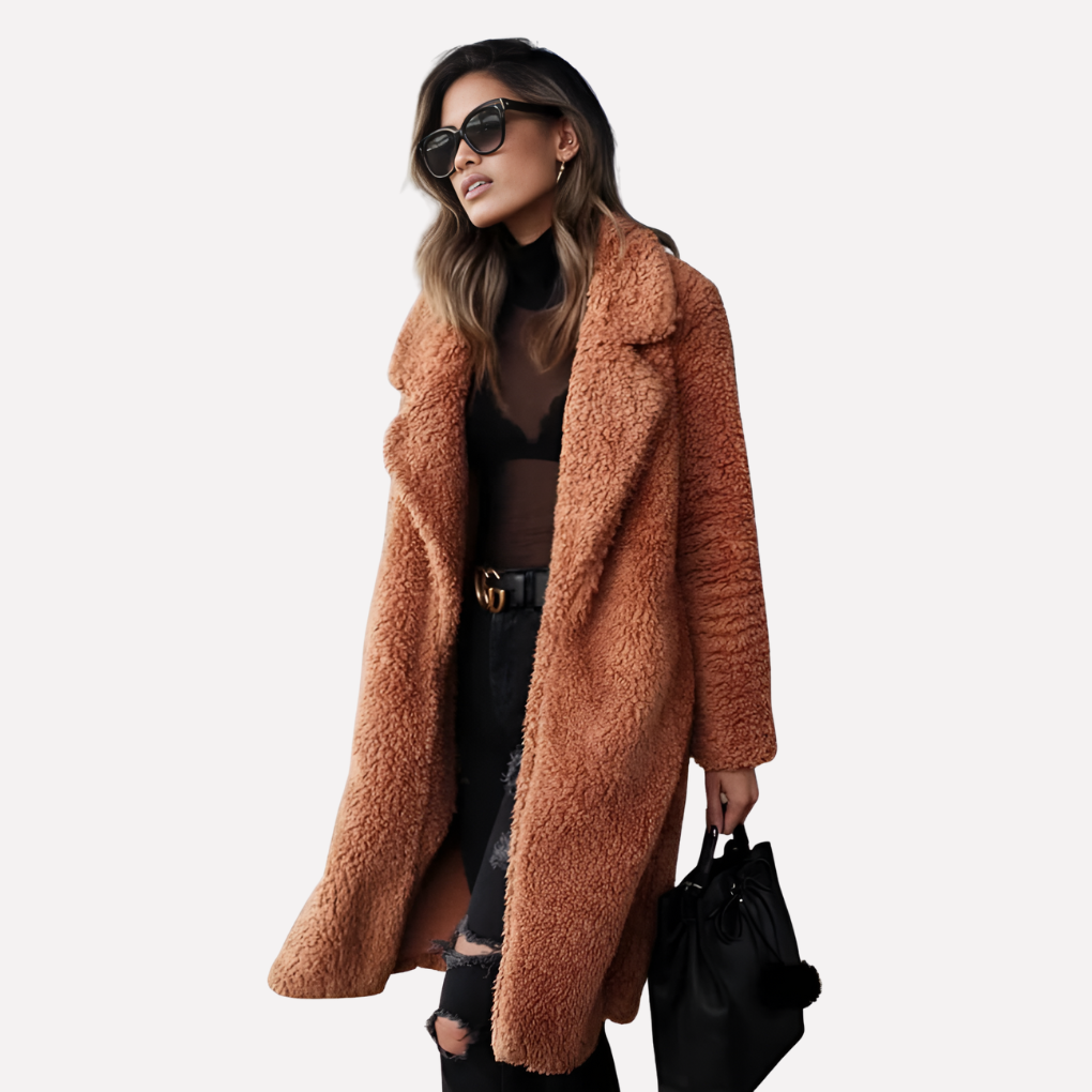 Cozy Teddy Longline Coat | ventumra