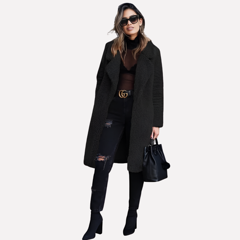 Cozy Teddy Longline Coat | ventumra