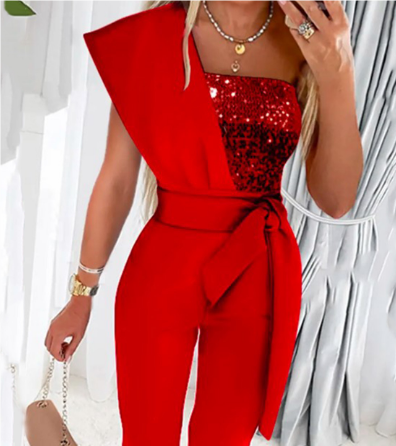 Statement Sequin Jumpsuit | ventumra