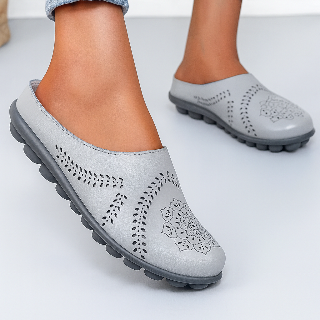 Comfortable Cutout Slip-On Sandals | ventumra
