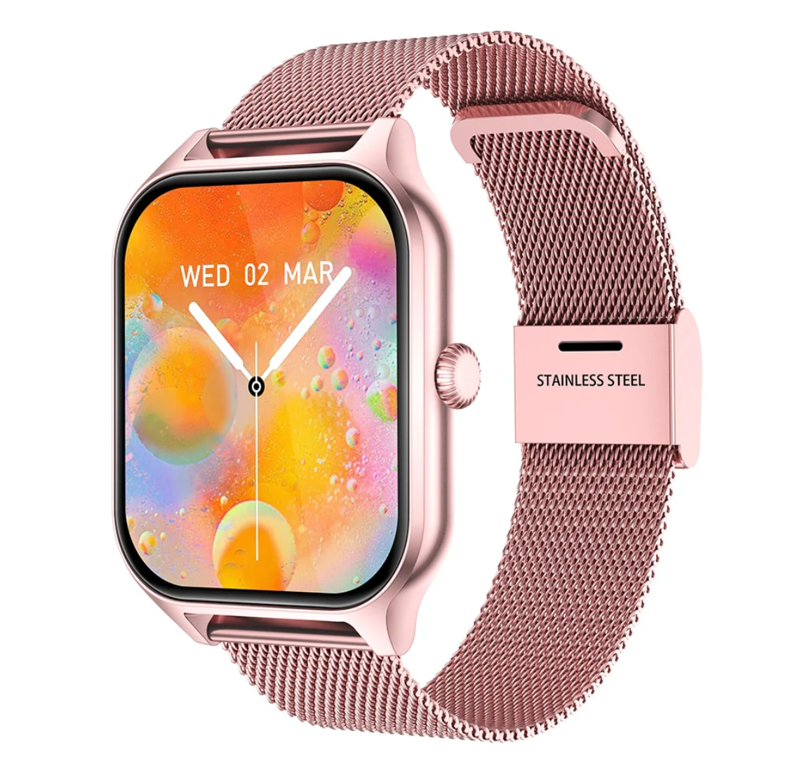 Women's Mesh Strap Smartwatch: Health & Connectivity | ventumra