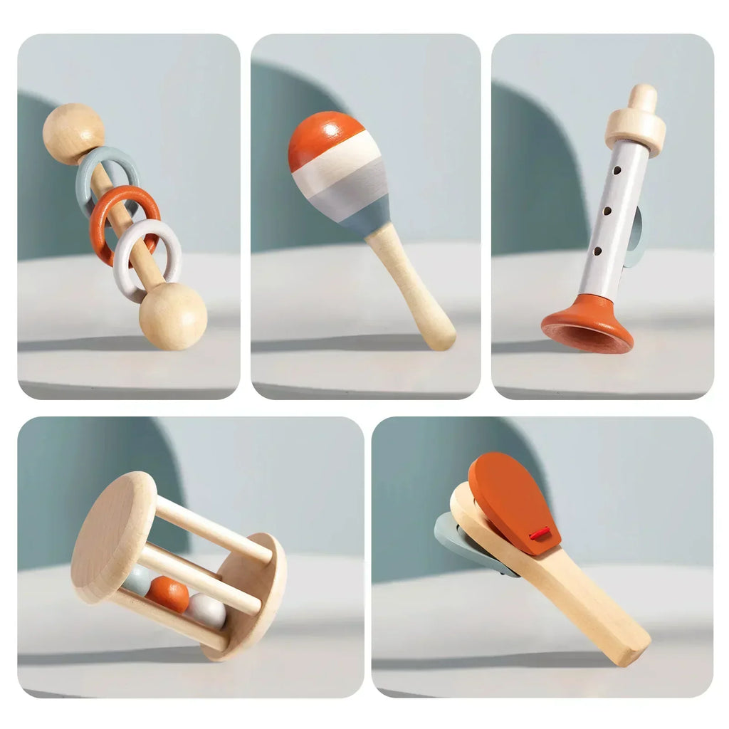 Wooden Montessori Musical Instrument Set for Toddlers | ventumra