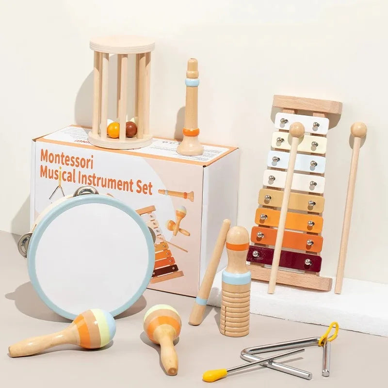 Wooden Montessori Musical Instrument Set for Toddlers | ventumra