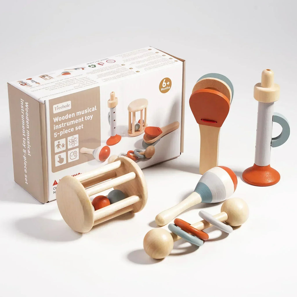 Wooden Montessori Musical Instrument Set for Toddlers | ventumra