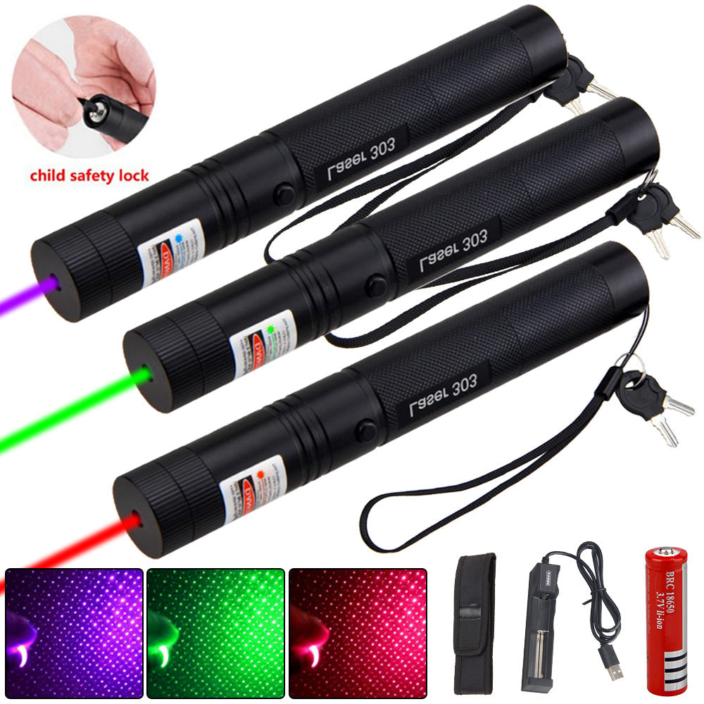 Zelara-Power Laser Pointer 303 - Rechargeable Visible USB Laser Pointer with High Power | ventumra