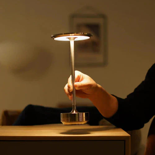 Wireless USB Rechargeable Design Table Lamp - GlowBeam | ventumra