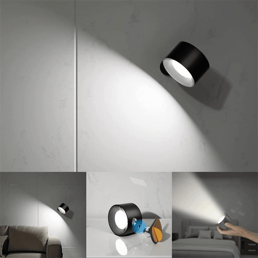 Wireless Wall Lamp – 360° Adjustable and Rechargeable LED Lighting (USB) | ventumra
