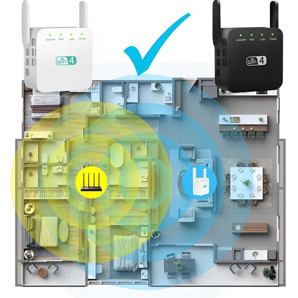 Netzklar Wi-Fi Extender — Stable Signal, Expanded Coverage