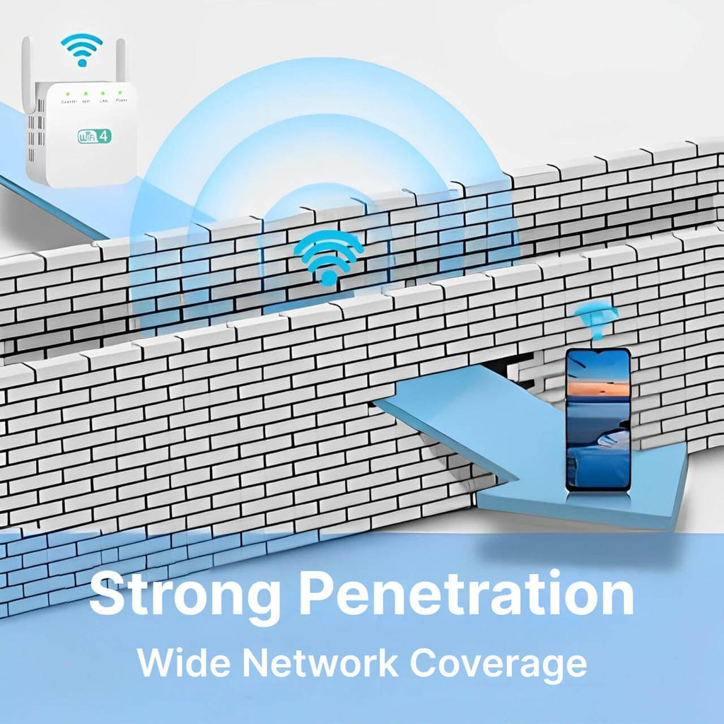 Netzklar Wi-Fi Extender — Stable Signal, Expanded Coverage