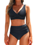 Chic High-Waisted Wrap Bikini | ventumra