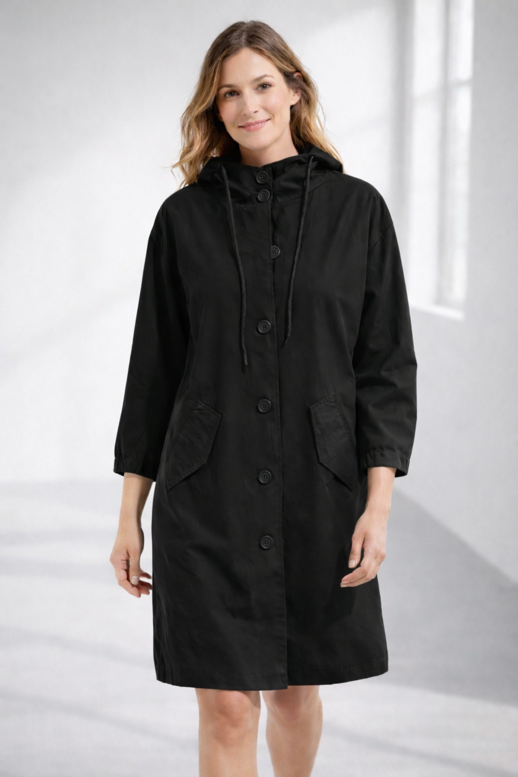 Mid-Length Casual Hooded Jacket | ventumra