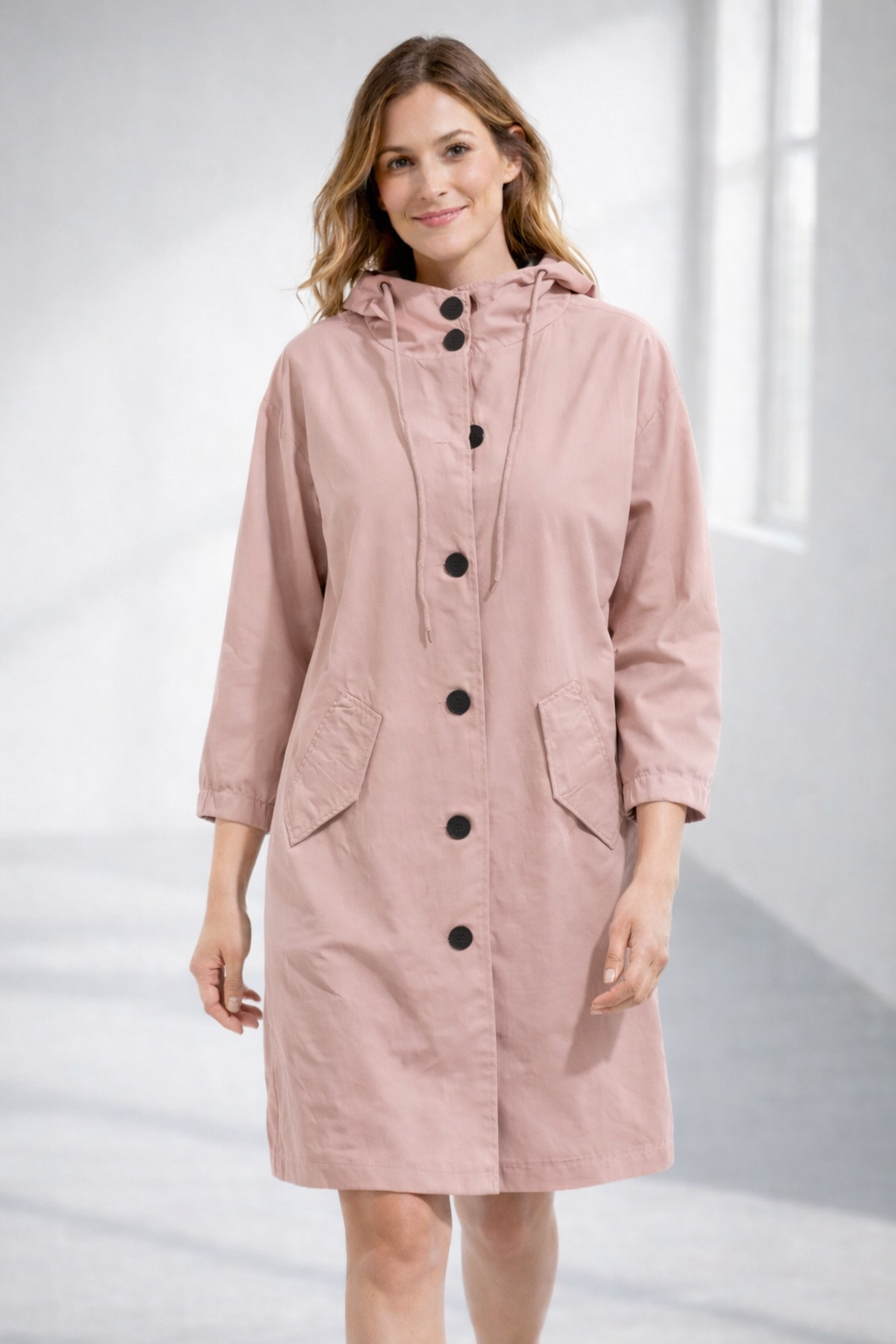 Mid-Length Casual Hooded Jacket | ventumra